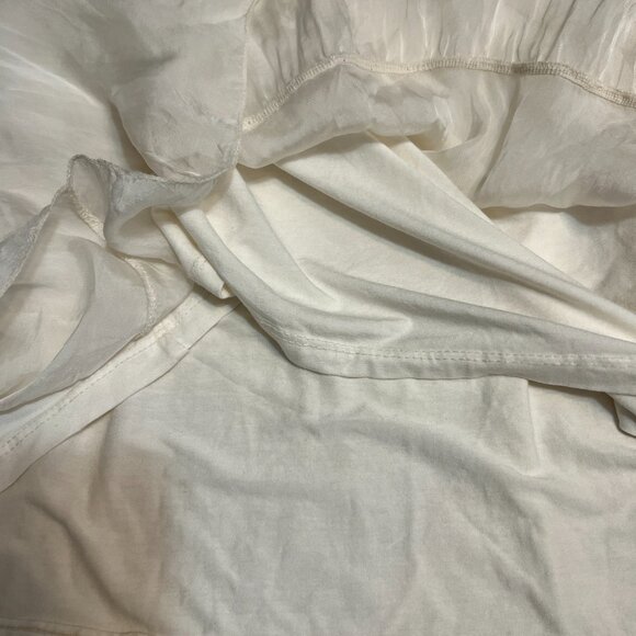 NWOT LARA GUIDOTTI Ivory Maxi Dress S Itlay Made Silk Blend Lined Boho Ramantic - Picture 11 of 11